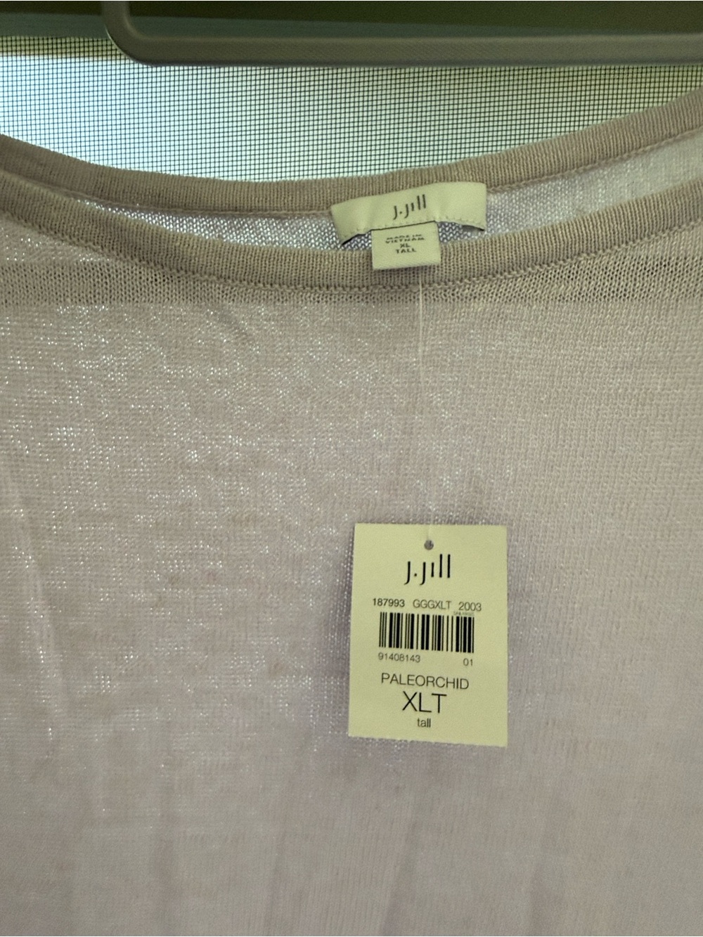 J.Jill NWT Pale Orchid Linen Tunic -XLT